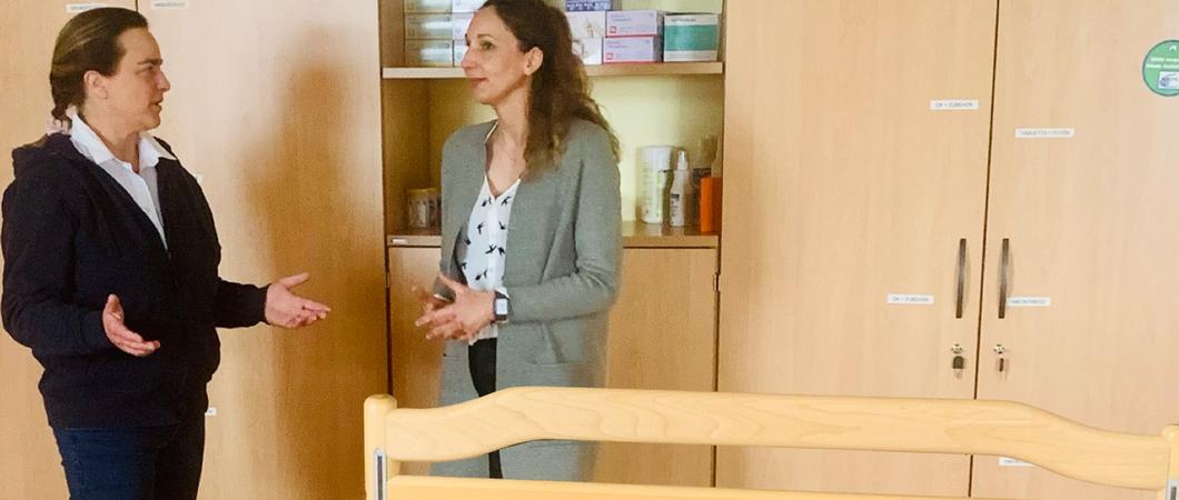 Die Evangelische Pflegeschule Schwerin bildet die Pflegekräfte von morgen aus.