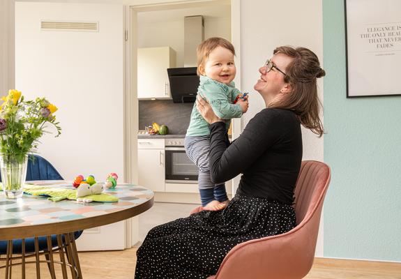 Die WGS fördert Familienglück mit Wohnraum, der zu allen passt