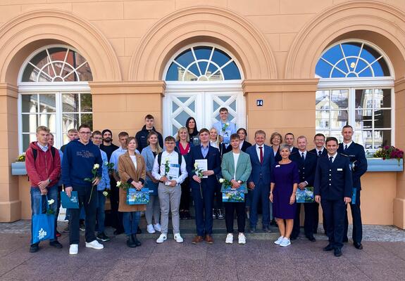 Die neuen Auszubildenden der Stadtverwaltung, Foto: LHS/Mareike Diestel