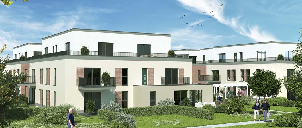 Mit KfW 55 liegt dem Neubau ein hoher energetischer Standard zugrunde. Offene oder geschlossene Grundrisse machen den modernen Baustil der Wohnungen aus