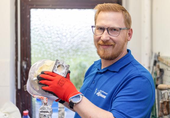 Christian Kuß ist begeisterer Quereinsteiger in der Orthopädietechnik