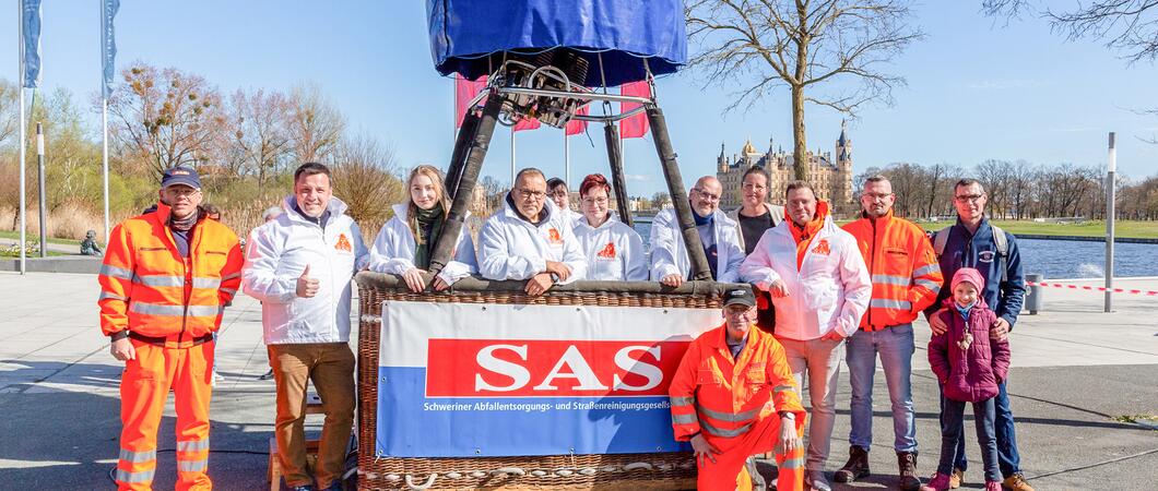 Absoluter Höhepunkt war der SAS-Ballonkran, mit dem die Gäste das Panorama auf die Stadt genießen konnten | Foto: maxpress