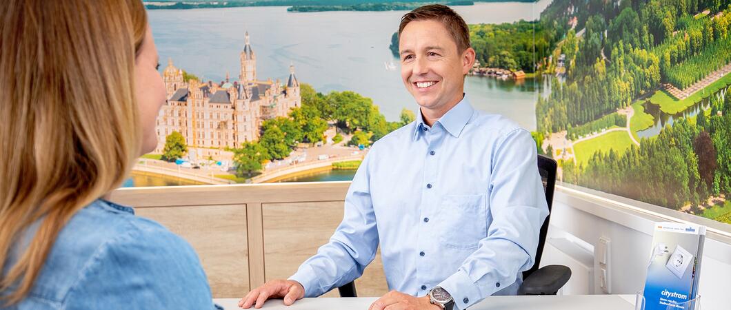 Die Beratungsstelle am Hauptstandort der Stadtwerke in Krebsförden wurde in den Sommermonaten auf einen technisch und optisch modernen Stand gebracht.