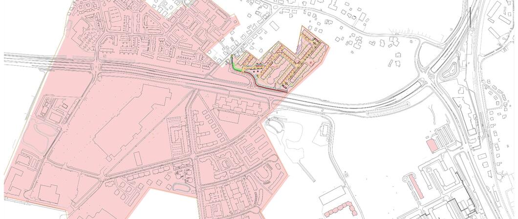In diesem Teil Krebsfördens wird die Warmwasser- und Fernwärmeversorgung am 27. September für Reparaturarbeiten vorübergehend unterbrochen, Grafik: Stadtwerke Schwerin