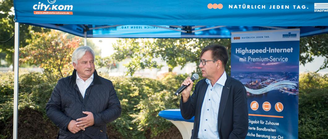 Stadtwerke informieren Unternehmen zur vorhandenen Glasfasertechnik