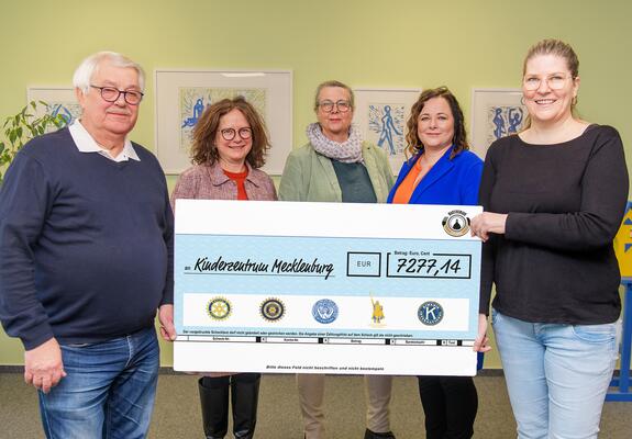 Der Martensmann-Festschmaus der Schweriner Serviceclubs im November hat wieder einmal eine großartige Spendensumme von mehr als 7.000 Euro hervorgebracht.