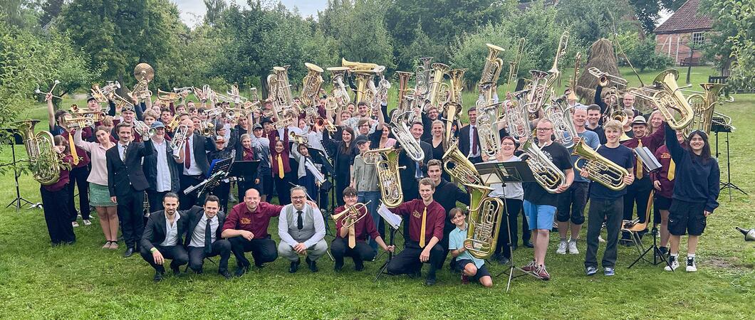 Es herrschte tolle Stimmung unter den 400 Gästen beim ersten Treffen der Blechbläser-Musiker in Schwerin. Eine Wiederholung in 2025 ist schon geplant.