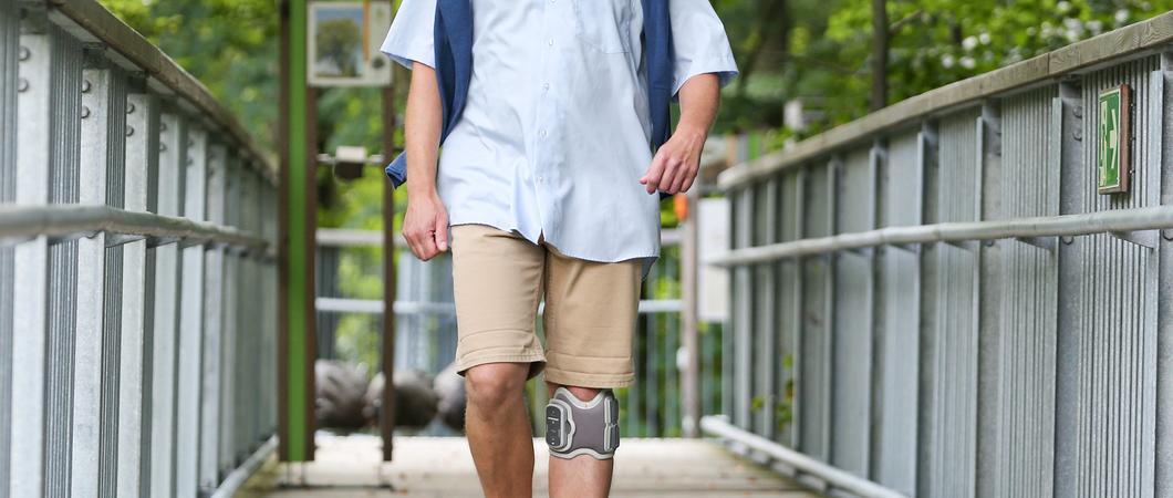 Das L300 go sendet Impulse an den Fuß- hebermuskel