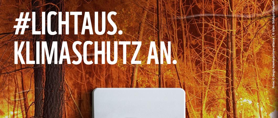 Lichtschalter, ein oder aus? Klimaschutz, ja oder nein? Weltweit stimmen Menschen, Städte und Unternehmen während der Earth Hour 2021 für mehr Klimaschutz. Sie schalten am Samstag, den 27. März, um 20.30 Uhr für eine Stunde das Licht aus.