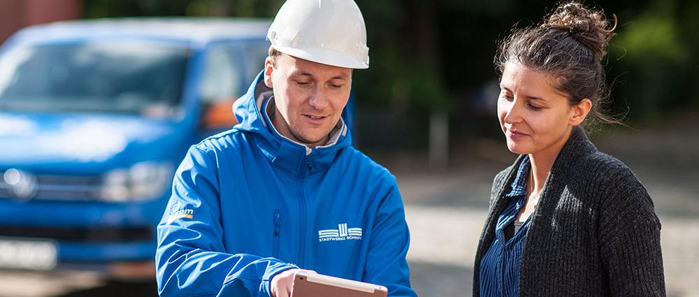 Abläufe für Planungs- und Bauprozesse von Glasfaseranschlüssen erfolgen bei den Stadtwerken digital