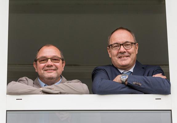 Peter Brill und Georg Jungen (v.l.) achten als Aufsichtsrat auf die gesunde Entwicklung des Unternehmens