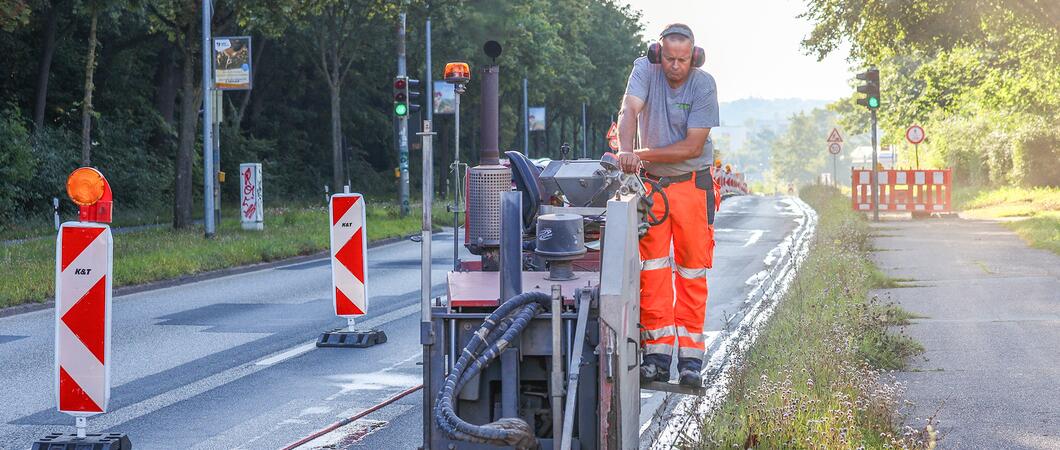 Dank eines Förderprogramms konnte nicht nur diese Radstrecke verbessert werden.