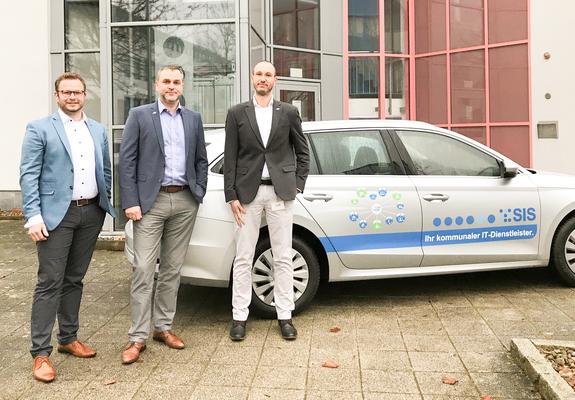 V.l.: Steffen Bürger, Axel Friedrich und  Dennis Dickhoff blicken zuversichtlich  und motiviert auf das Jahr 2021
