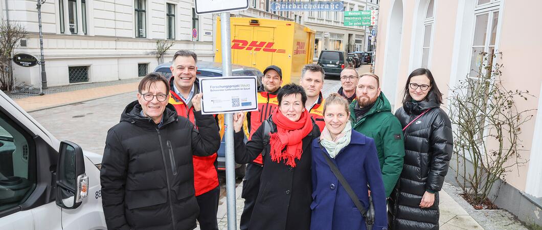 Seit Mitte Februar wurde der bestehende Lieferbereich vorm Blumenladen in der Arsenalstraße um eine weitere, emissionsfreie Ladezone ergänzt.