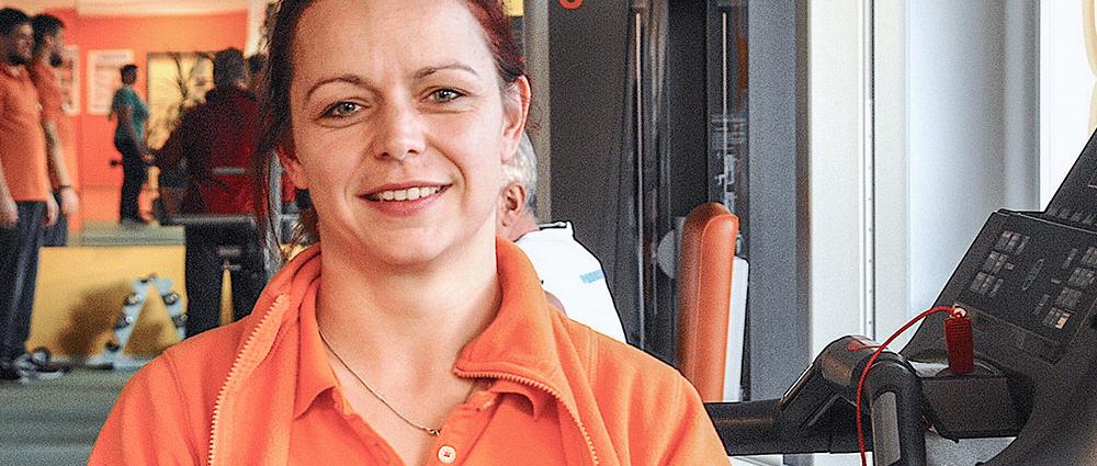Physiotherapeutin, Candy Schneider, hat den neuen Bewerbungsprozess beim Rehazentrum durchlaufen