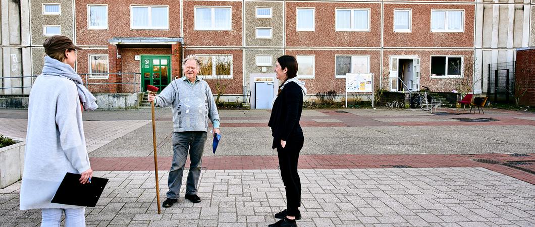 Mit dem ersten Spatenstich zum DDR-Neubaugebiet auf dem Großen Dreesch entstand in den 70er-Jahren eine neue Form der Wohnkultur. Mehr als 60.000 Menschen fanden hier ihr neues zu Hause