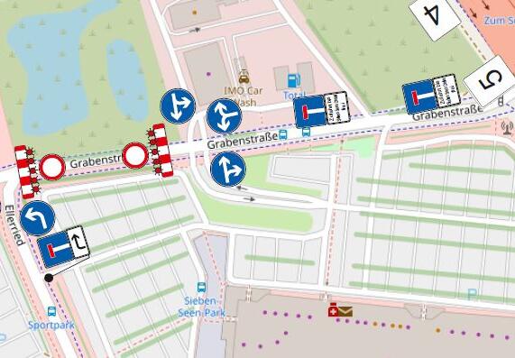 In der Grabenstraße nahe des Sieben-Seen-Centers liegt ein Schaden im Fernwärmenetz vor. Um die sichere Versorgung mit Fernwärme und Warmwasser zu gewährleisten, wird der Defekt in dieser Woche repariert.