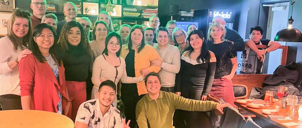 Menschen aus acht Nationen arbeiten im Team, Foto: Netzwerk für Menschen