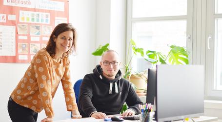 Individuelle Beratung und persönliche Begleitung in angenehmer Atmosphäre: Das Team der Beruflichen Rehabilitation hilft Menschen mit gesundheitlichen und psychischen Beeinträchtigungen auf dem Arbeitsmarkt wieder Fuß zu fassen.