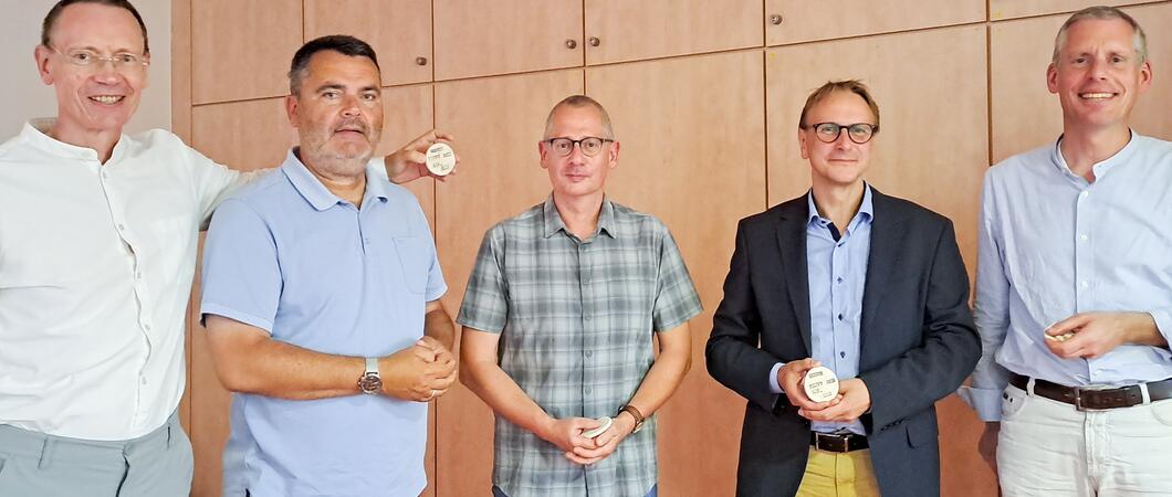 Dr. Ulf Harder (2.v.r.), Theologischer Geschäftsführer der Diakonie Westmecklenburg-Schwerin, ging darauf ein, dass Kirchen in den vergangenen Jahren viele Mitglieder verloren haben, Foto: Diakonie WMSN