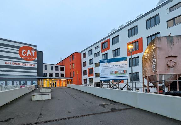 Die Fertigstellung des Schulzentrums in der Hamburger Allee/Campus am Turm verzögert sich, Foto: LHS/Ulrike Auge