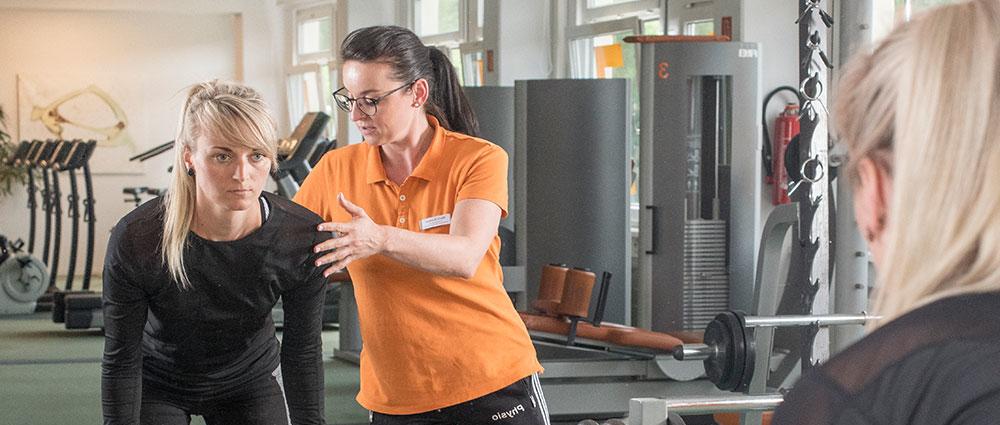 Bereichsleiterin Maria Rosteck (r.)