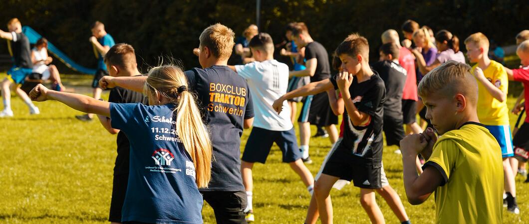 Beim Box-Sommercamp waren Atheleten aus Deutschland und Litauen dabei, Foto: BC Traktor Schwerin