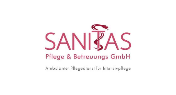 Logo Sanitas hinterlegt