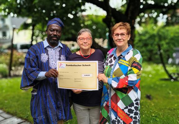 Bürgerstiftung unterstützt die Arbeit des Vereins Couleur Afrik