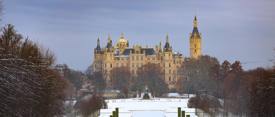 Das Schweriner Schloss ist der Mittelpunkt der Bewerbung für das UNESCO-Weltkulturerbe, Foto: maxpress