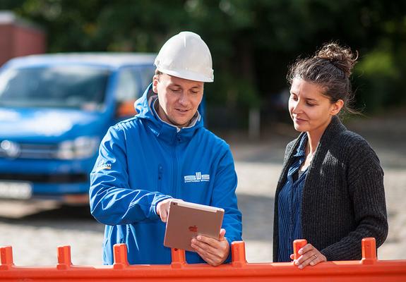 Abläufe für Planungs- und Bauprozesse von Glasfaseranschlüssen erfolgen bei den Stadtwerken digital