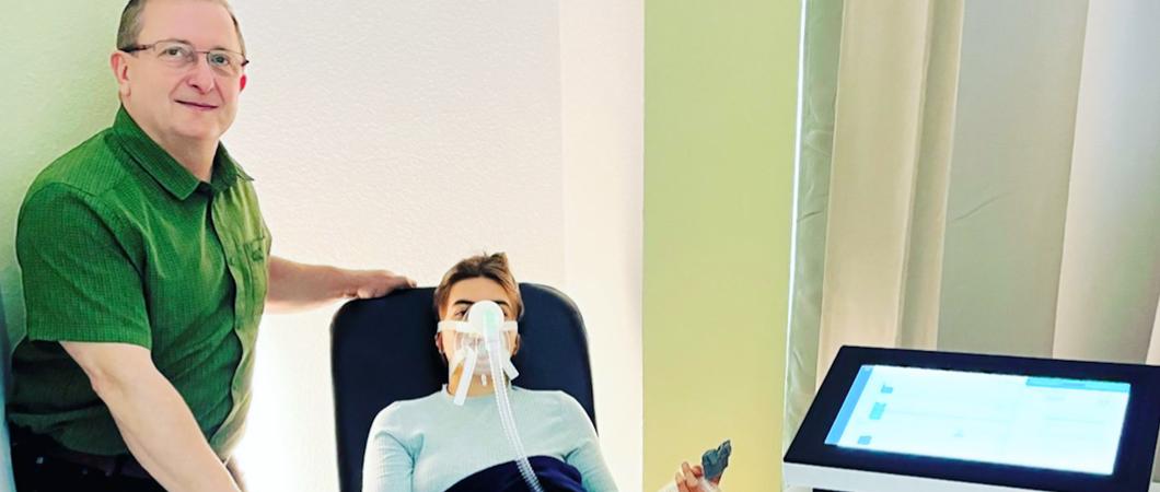Olaf Winkler (l.) ist Ernährungsberater und Leiter des Gesundheitszentrums Lebensfreude in der Amtstraße, Foto: Gesundheitszentrum Lebensfreude