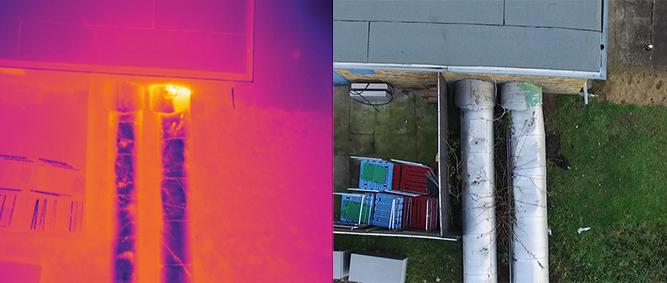 Auf der Suche nach Wärmebrücken gehen die im November letzten Jahres gestarteten thermografischen Aufnahmen des kompletten Fernwärmenetzes der Stadtwerke Schwerin in die letzte Phase.