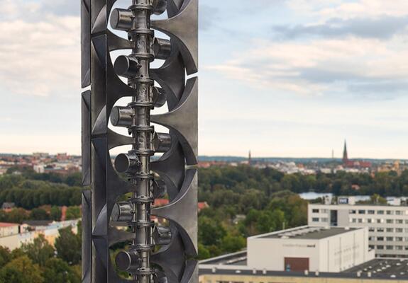 Beim bundesweiten Warntag am 14. September werden in Schwerin auch Sirenen getestet, Foto: maxpress