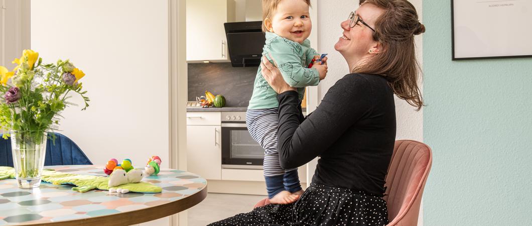 Die WGS fördert Familienglück mit Wohnraum, der zu allen passt