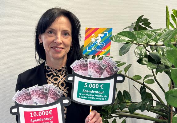Am 1. März starten gleich zwei neue Spendentöpfe auf der Crowdfunding-Plattform 99 Funken. Mit der Kraft der Gemeinschaft lassen sich dort Vorhaben bequem und schnell online finanzieren. Die Sparkasse hält insgesamt 15.000 Euro für neue Projekte bereit.