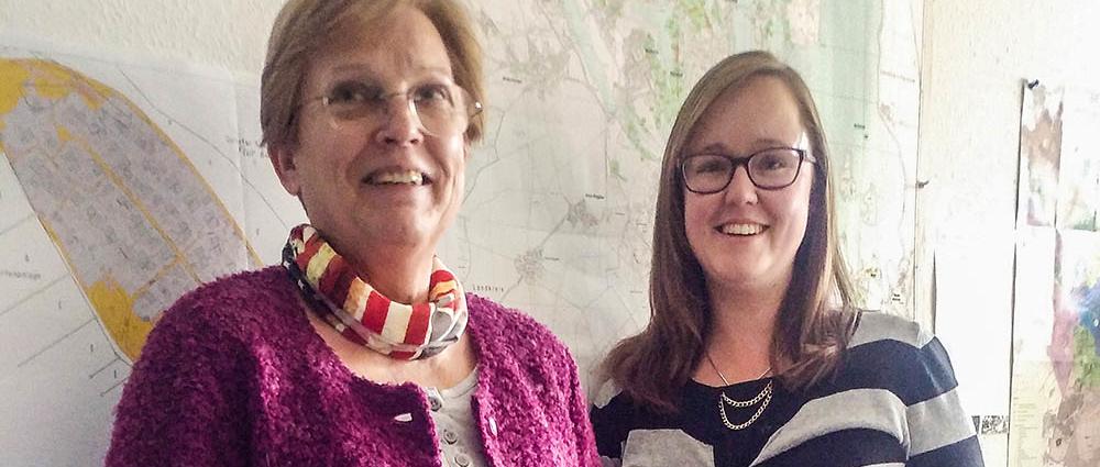 V.l.: Heidrun Neumann und ihre Nachfolgerin Sindy Ludorf