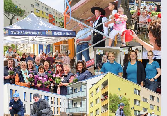 Ein ereignis- und erfolgreiches Jahr liegt hinter der Schweriner Wohnungsbaugenossenschaft. Absolut im Zeitplan ist das aktuell größte Bauprojekt, der „Lindenhof“ in der Anne-Frank-Straße auf dem Großen Dreesch.