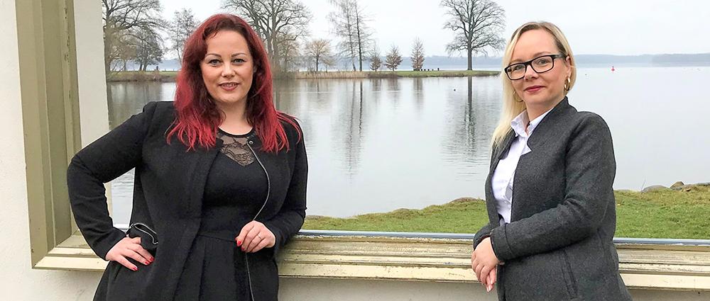 Stefanie Bunge und Nancy Mertz (v.l.) freuen sich auf sich spannende, neue Aufgaben