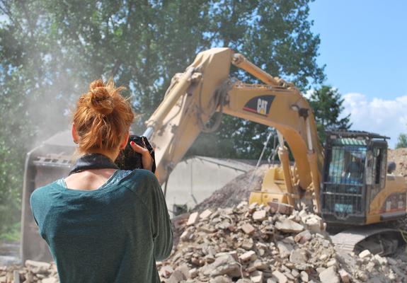 Nach umfangreicher Sanierung der leergezogenen Gebäude hat die hauspost auf der Halbinsel Krösnitz ihr Zuhause, Foto: maxpress