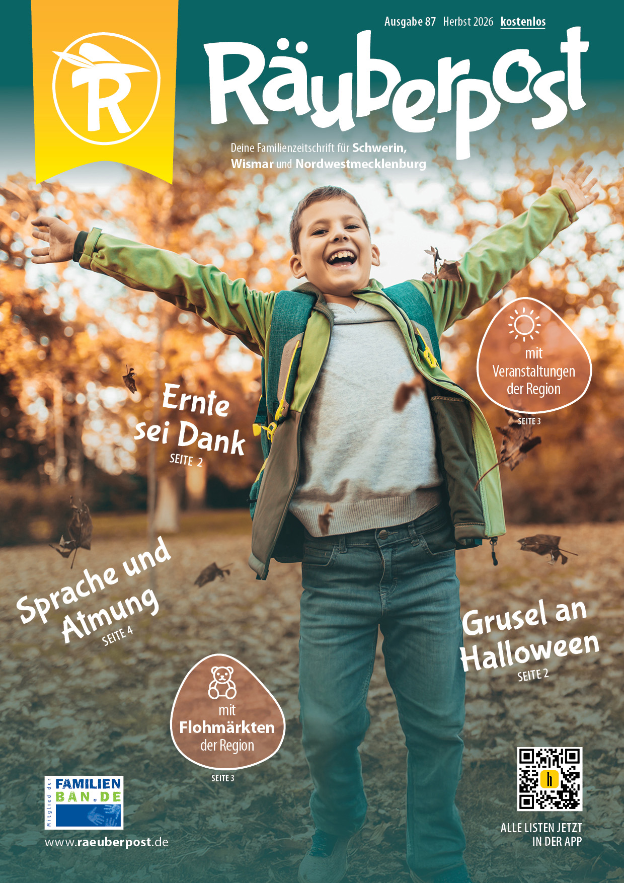 Räuberpost zum Blättern
