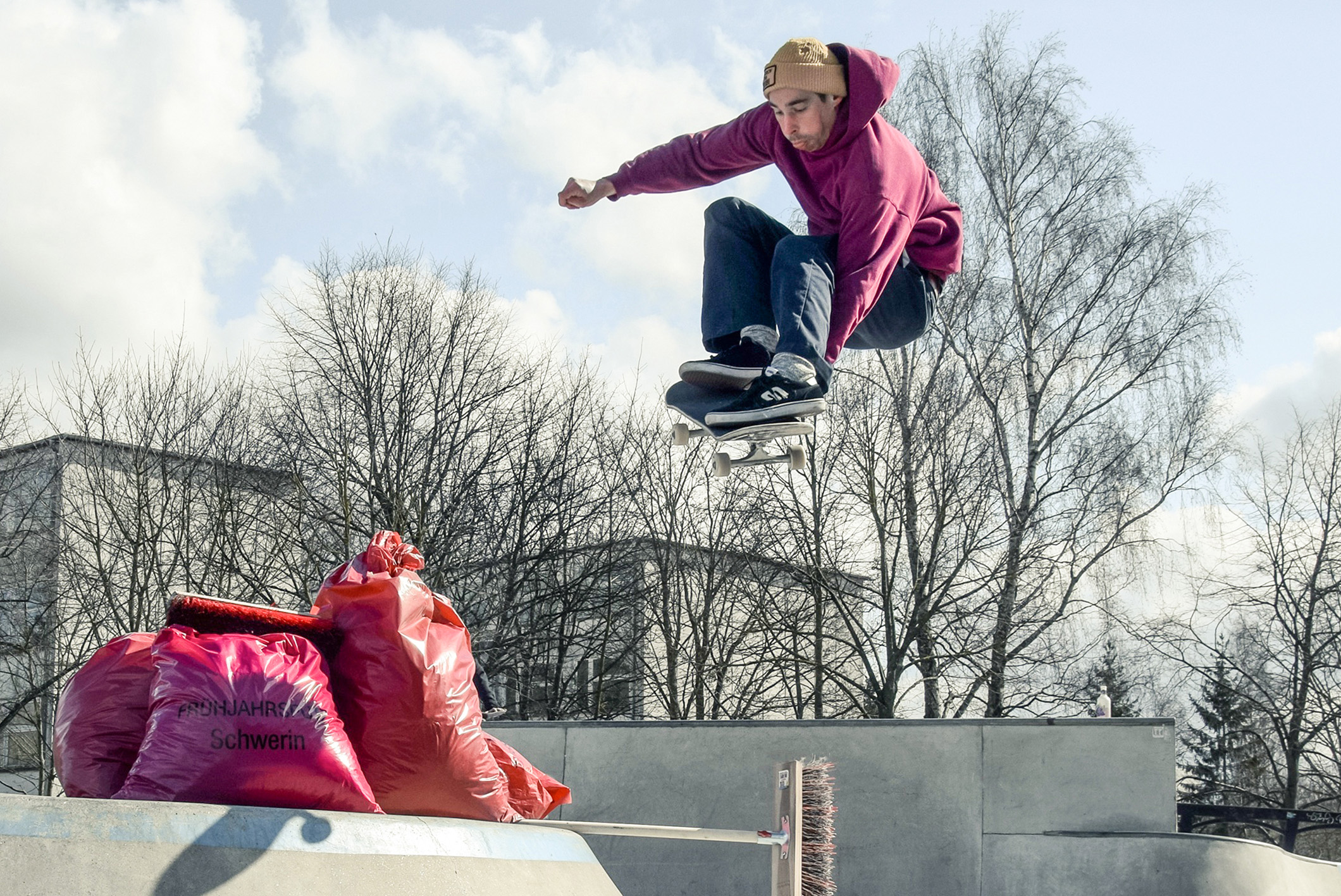 Florian Fentzahn vom Skaterpark Lankow e.V. gewann mit seinem Foto den ersten Platz