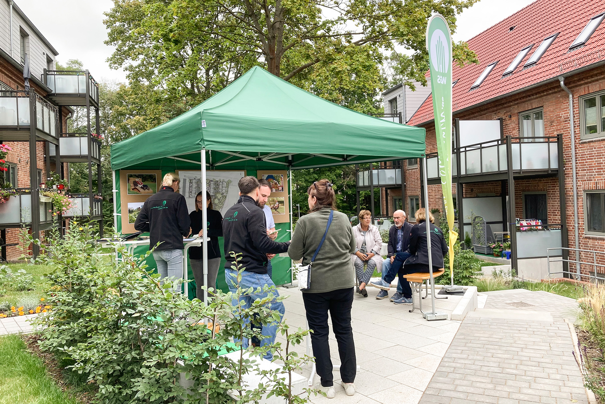 Individuelle Mieterwünsche sind der WGS wichtig. Zur Gestaltung der Außenbereiche in der Möwenburgstraße gab es deshalb eine Umfrage