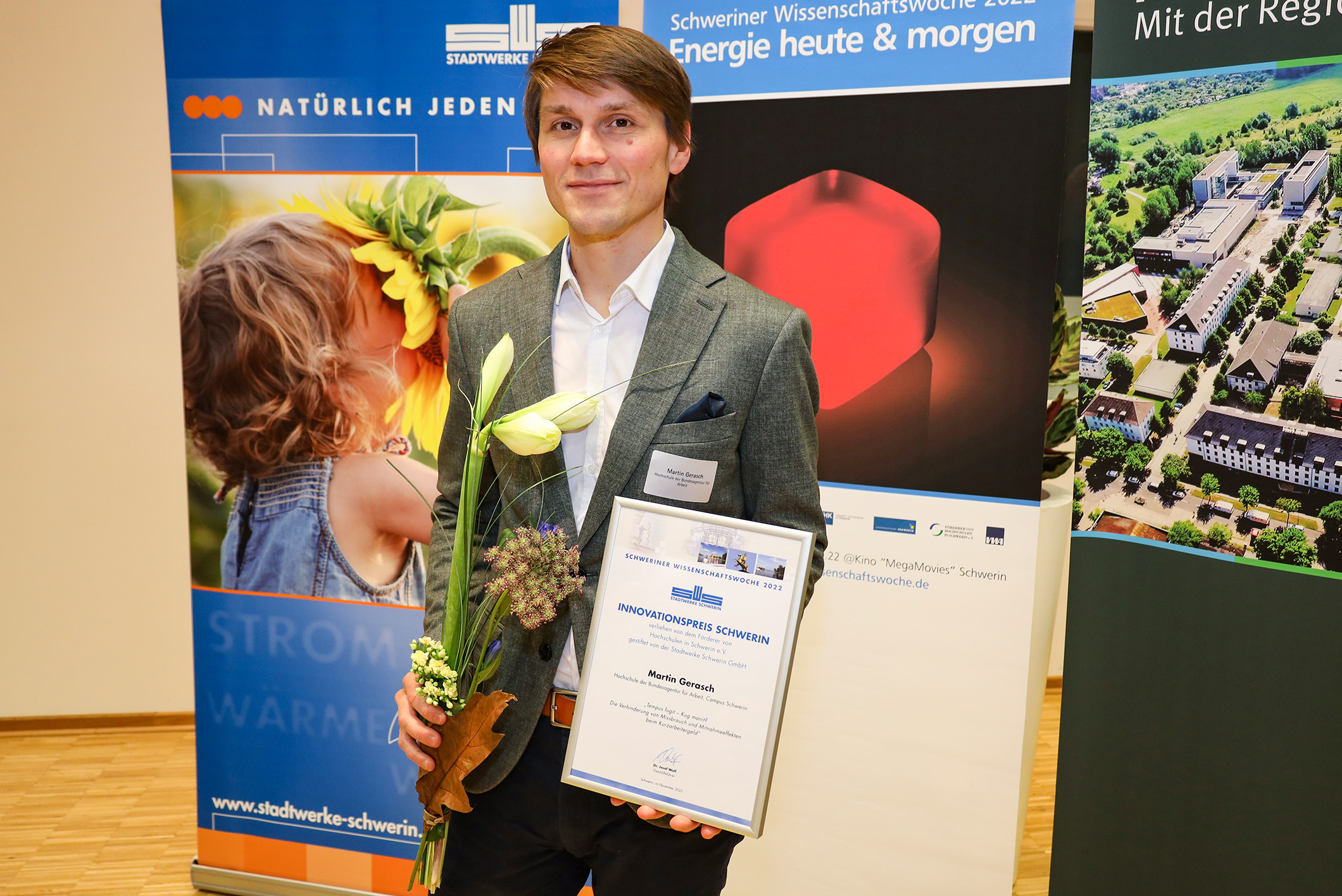 Martin Gerasch von der Hochschule der Bundesagentur für Arbeit in Schwerin