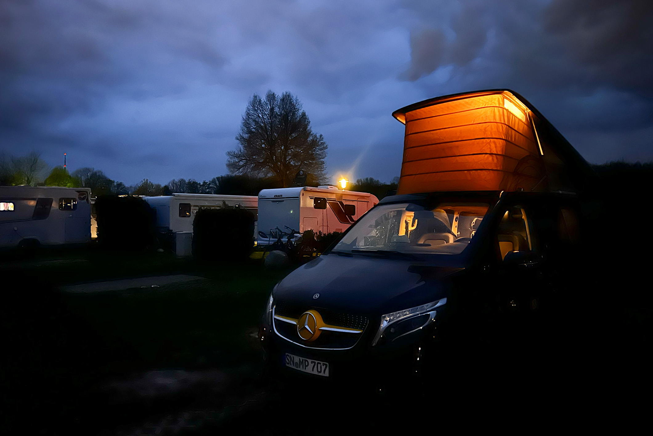 Der Campingplatz in Münster